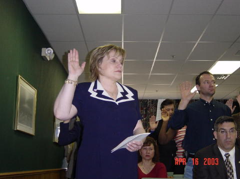 Taking the citizenship oath